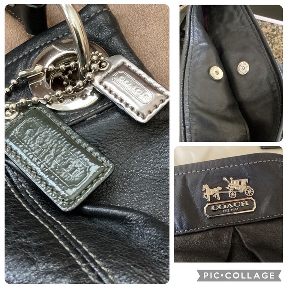 Coach Madison Vintage Large Leather Hippie Bag 🌹 - Picture 14 of 15